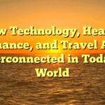How Technology, Health, Finance, and Travel Are Interconnected in Today’s World