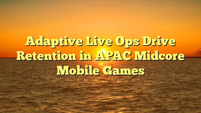 Adaptive Live Ops Drive Retention in APAC Midcore Mobile Games