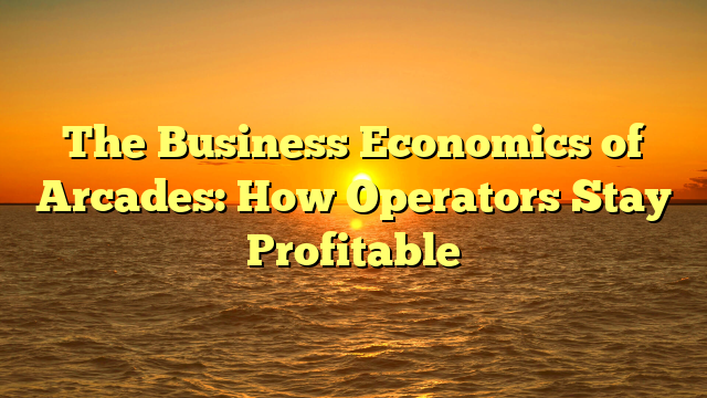 The Business Economics of Arcades: How Operators Stay Profitable